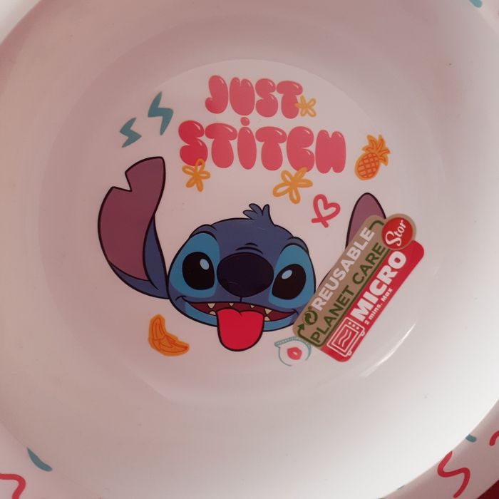 Stitch: Assiette & Bol /Enfant *plastique micro-ondable - photo numéro 3