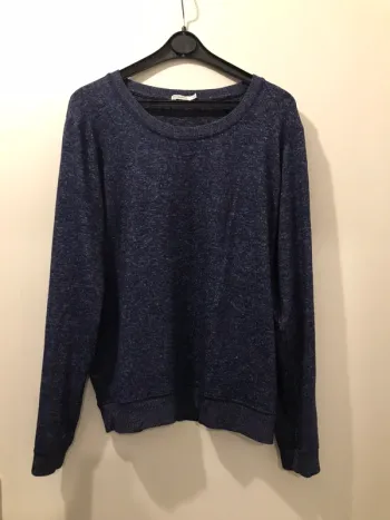 Haut Monoprix femme manches longues bleu 42/44