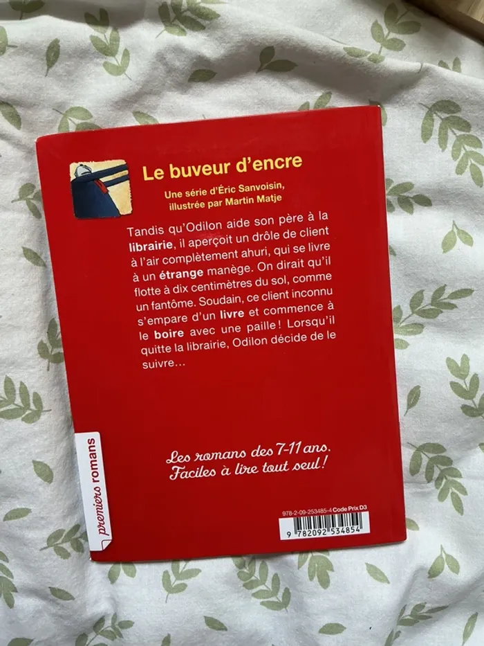 livre premiers romans le buveur d'encre - photo numéro 3