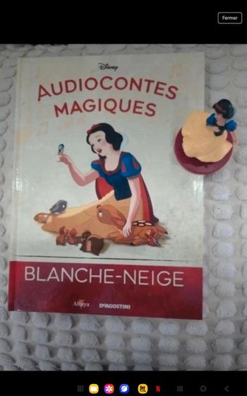7ėme audioconte magique altaya deagostini disney audio conte compte comte magic livre& figurine