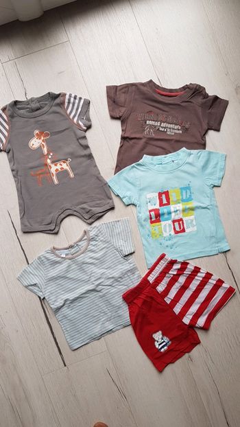 Ensemble 5 pièces été garçon 6mois