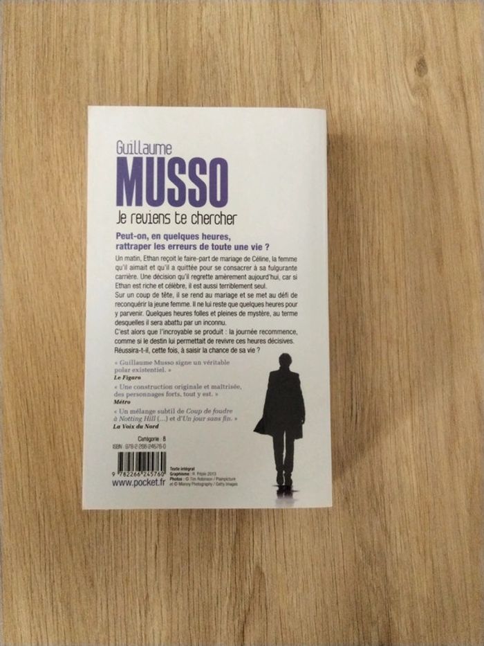 Livre de Guillaume Musso - je reviens te chercher - photo numéro 2