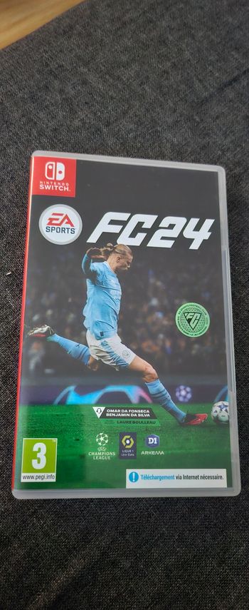 Jeux fc24 sur console switch