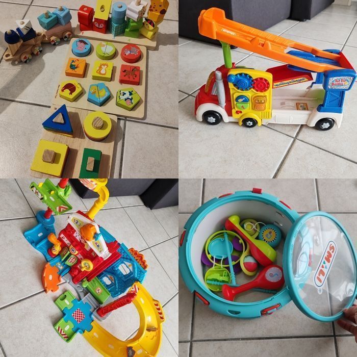 Gros lot de jouets divers - 5 sacs + dînette