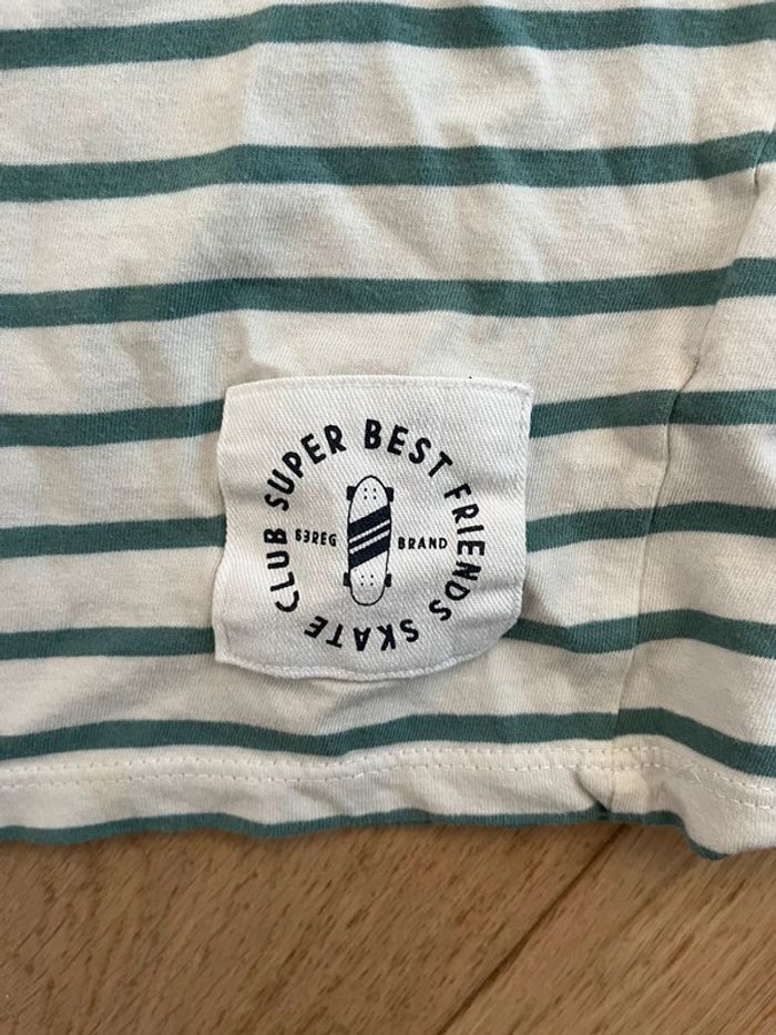 T-shirt marinière vertbaudet 10 ans - photo numéro 4