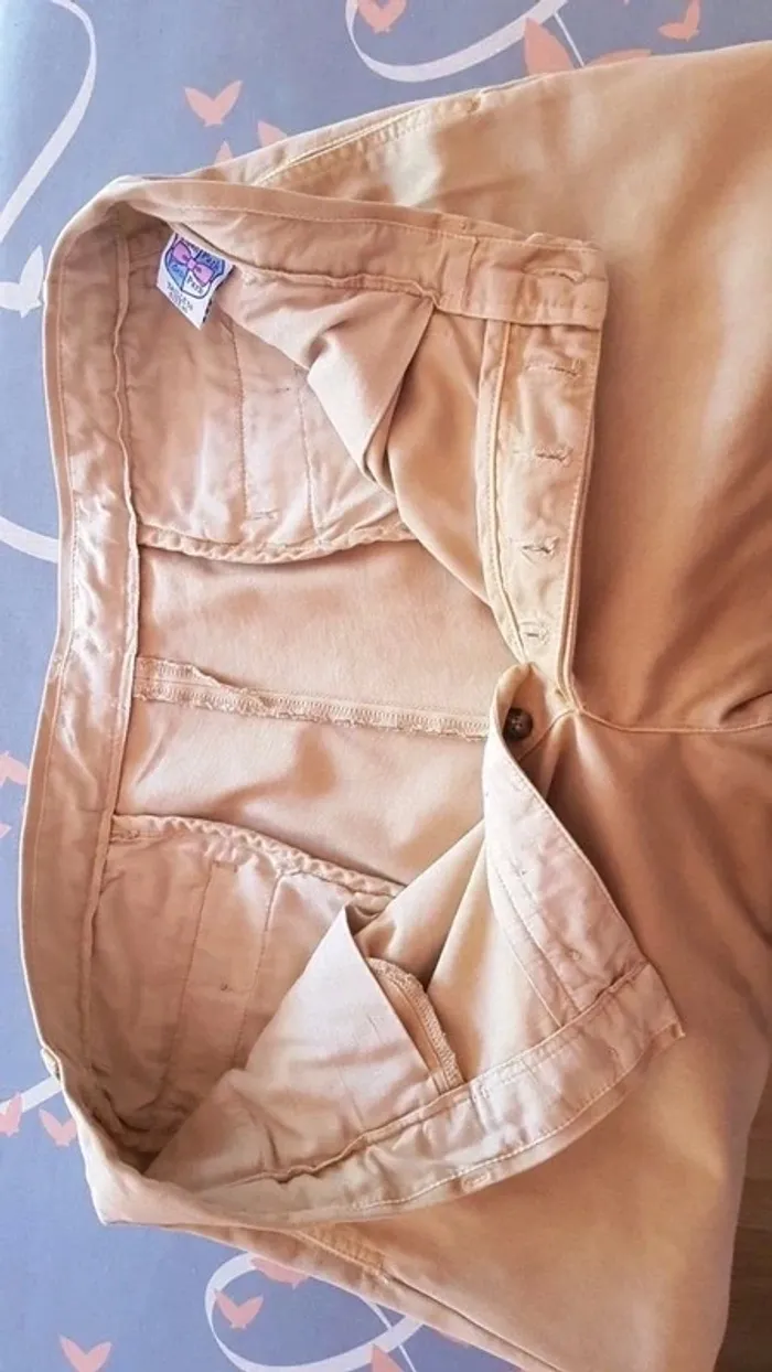 Pantalon  vintage  beige Eden park - photo numéro 8