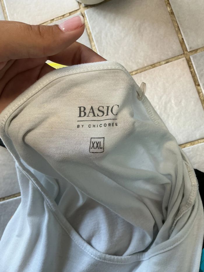 T shirt blanc XXL Chicorée - photo numéro 5