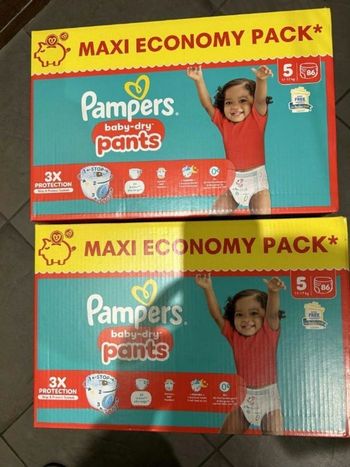 172 couches Pampers Pants taille 5