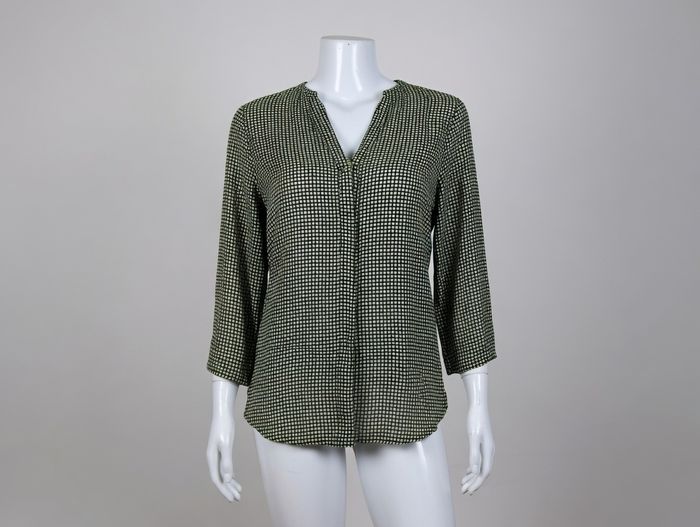 chemisier imprimé fluide sans col Taille 3 Jad Fidealis Iris Neuf