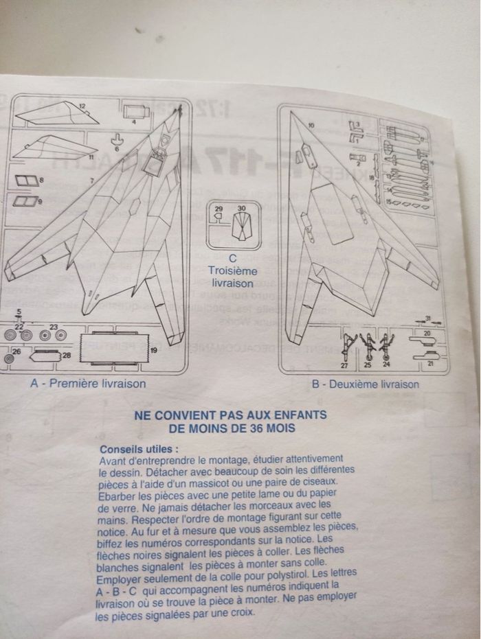 Maquette Lockheed F-117A Stealth - photo numéro 3