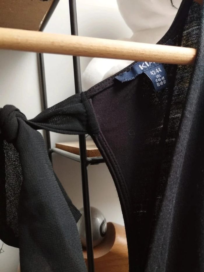 Robe noire maternité, grossesse et allaitement taille 42/44 - photo numéro 2