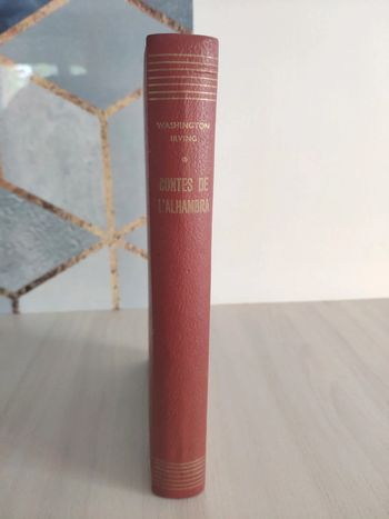 Livre numéroté Contes de l'Alhambra Irving édition ancienne