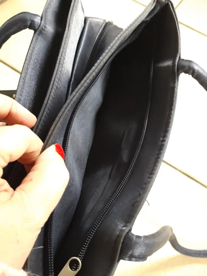 Joli sac porté épaule nilon irisé - photo numéro 7