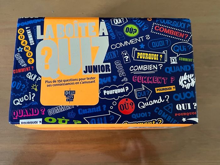 La boîte à quiz Junior Deux coqs d’Or 8 ans