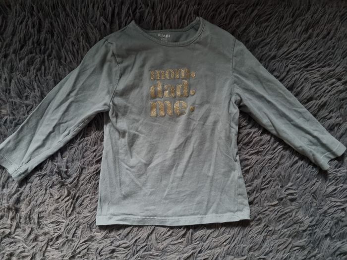 T-shirt manches longues avec écriture 24mois