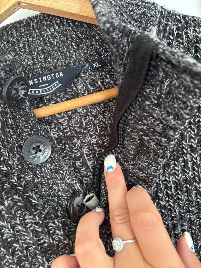 Pull gris foncé / noir Kensington taille Xl - photo numéro 3