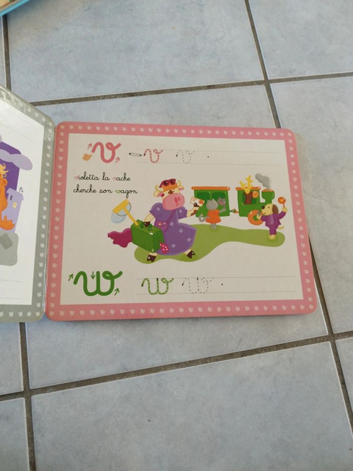 Livre ardoise mes premières lettres - photo numéro 3