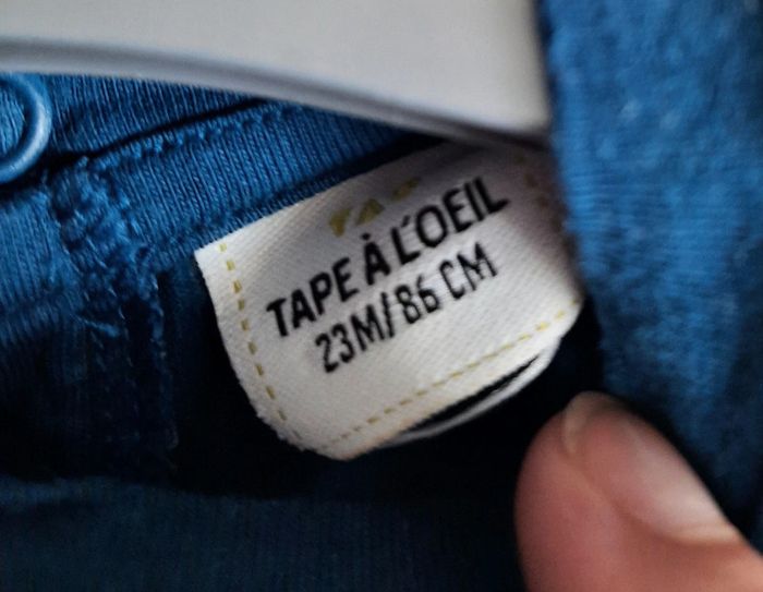 Tee-shirt manches courtes Tape a l œil taille 23 mois - photo numéro 3