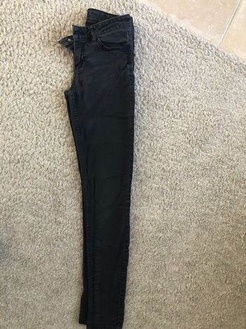 pantalon/jean noir effet délavé - kiabi - skinny fit - taille 34