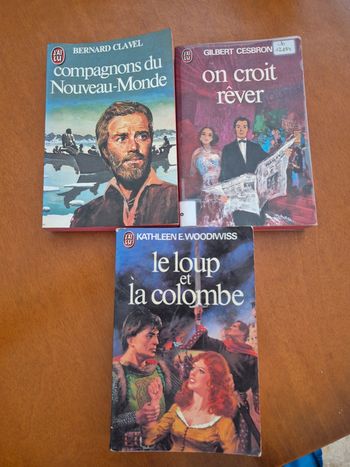 Lot de 3 livres