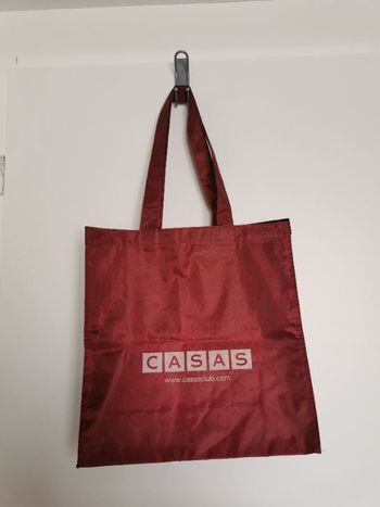 Sac cabas imperméable bordeaux - Casas