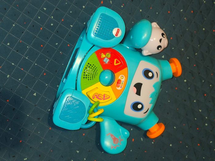 Mon ami Rocki - jouet interactif Fisher-Price bleu - photo numéro 4