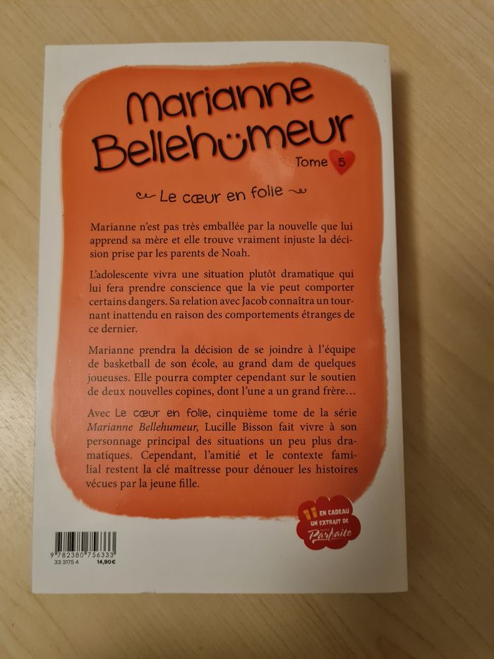 Livre Marianne Bellehumeur tome 1, 2, 3, 4 et 5 - photo numéro 7