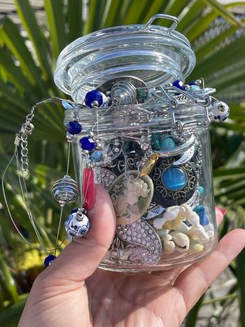 Jarre bijoux mystere / box bijoux mystere / pot mystere / lot bijoux mystere 