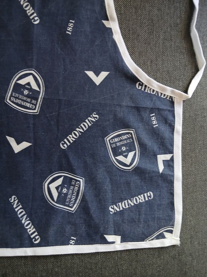 tablier de cuisine 3-6ans girondins de bordeaux - photo numéro 3