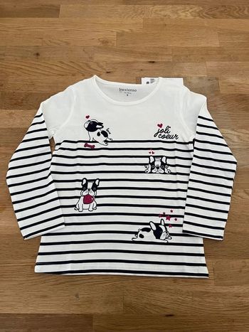 Tee shirt manche longue bouledogue