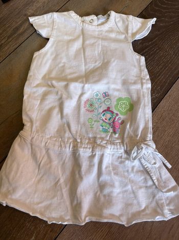 Robe blanche In extenso 18 mois été