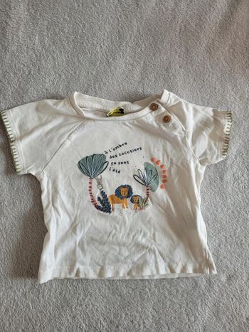 Tee-shirt manches courtes 12 mois