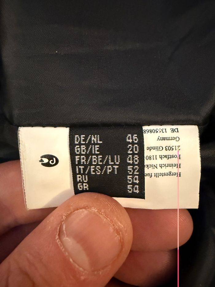 Veste imperméable Blue Flame couleur noir Taille 48 - photo numéro 4