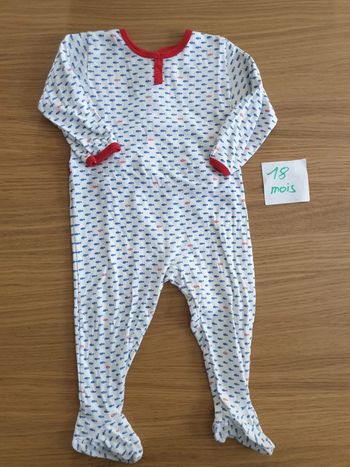 Pyjama mi-saison poissons