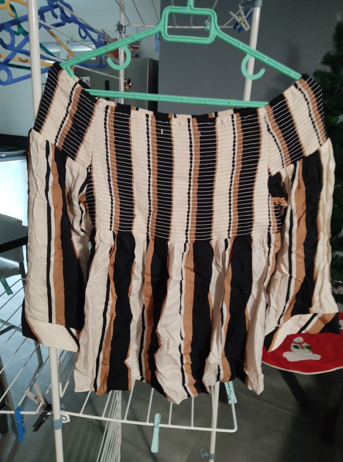 T-shirt épaules dénudées taille unique - photo numéro 2