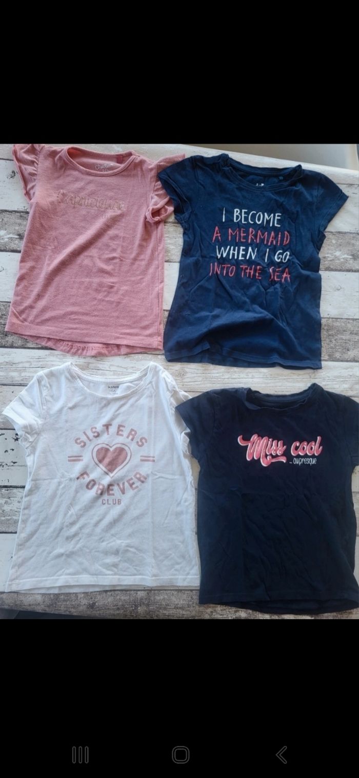 Lot 4 Tee-shirt manche courte