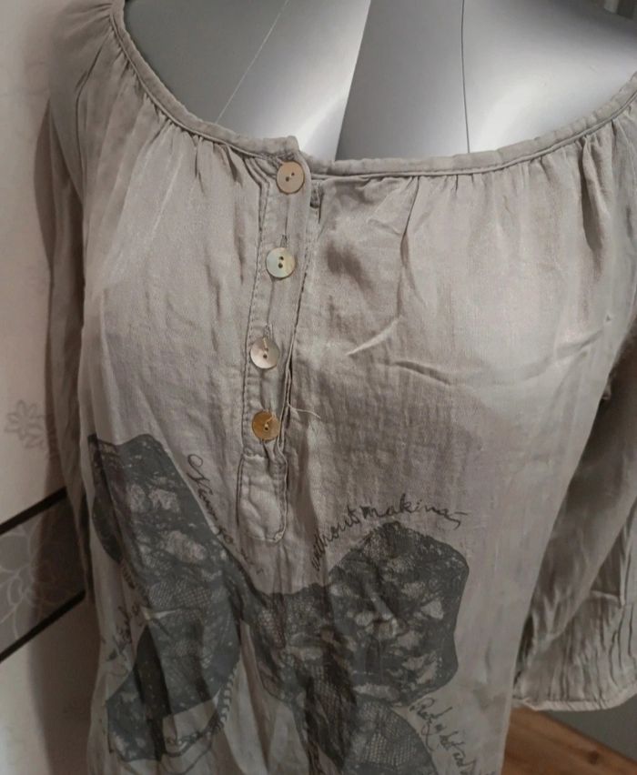 Blouse longue femme t s - photo numéro 3