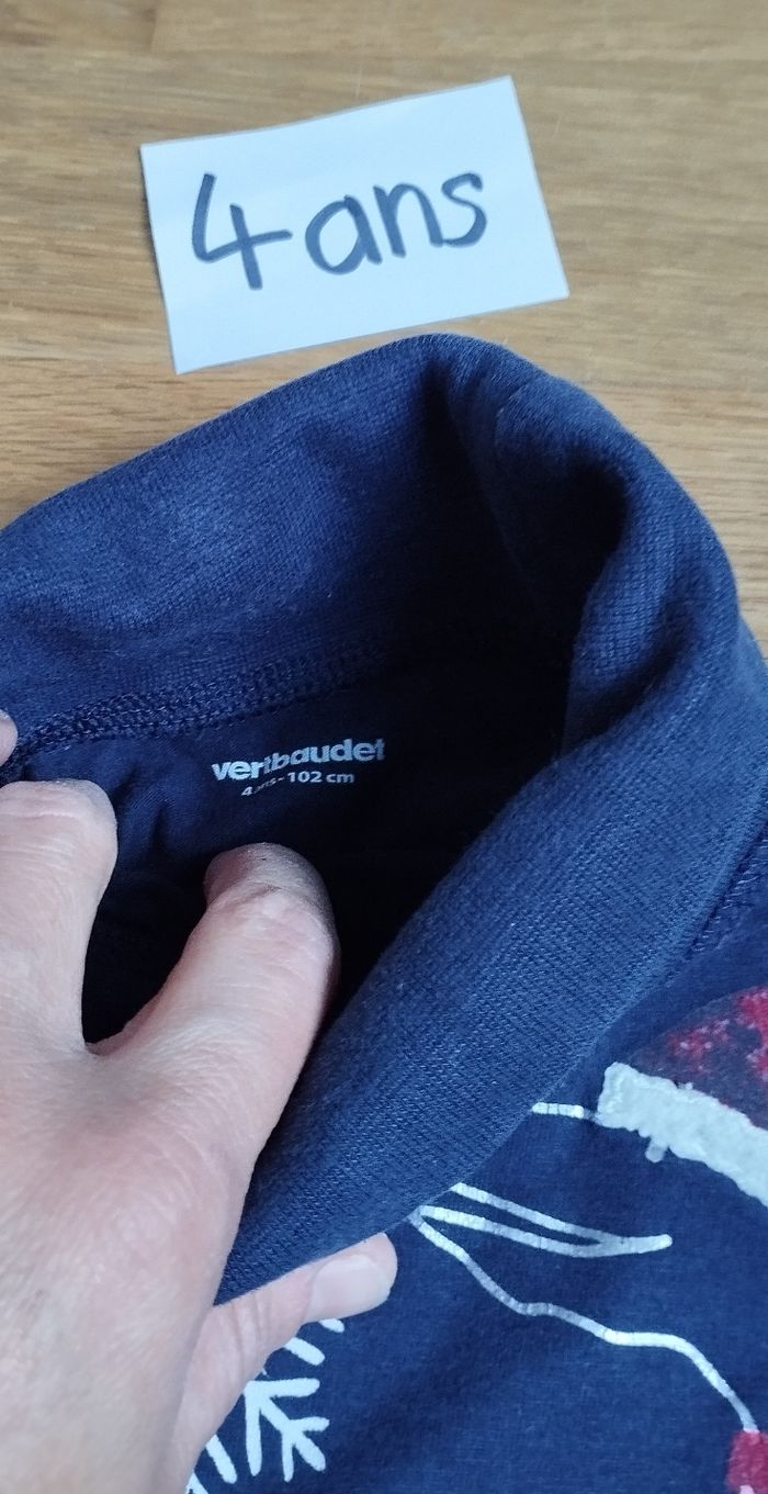 T-shirt garçon 4 ans Noël - photo numéro 4