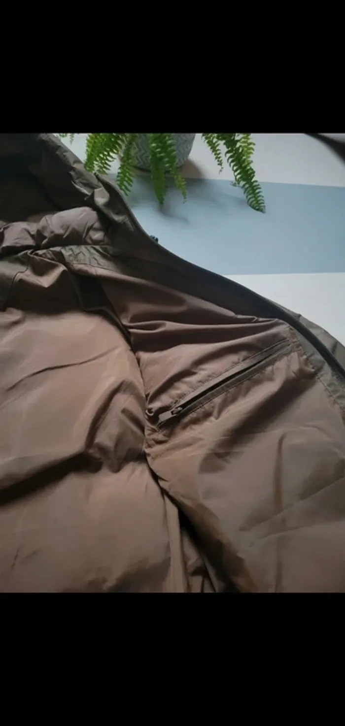 Doudoune c&a marron sans coutures taille M - photo numéro 7
