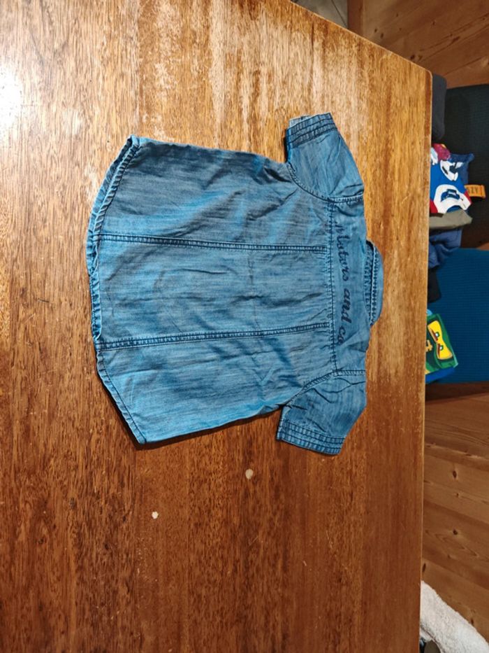 Chemise en jean été garçon - taille 8 ans - Orchestra - photo numéro 4