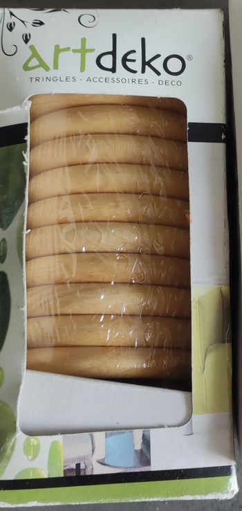 10 anneaux tringles à rideau neuf