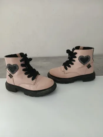 Bottines rose fille