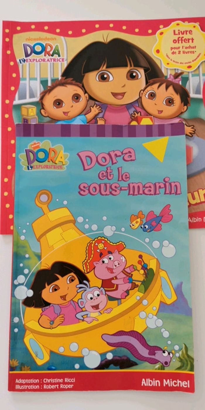 Lot 2 livres Dora