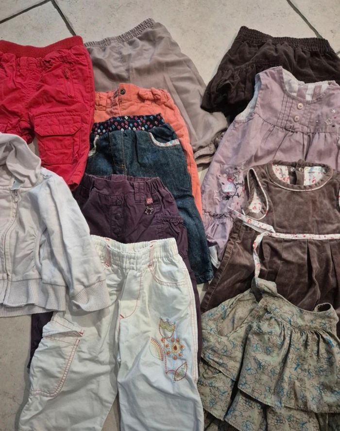 Lot de 10 vêtements bébés fille 6 mois - photo numéro 3