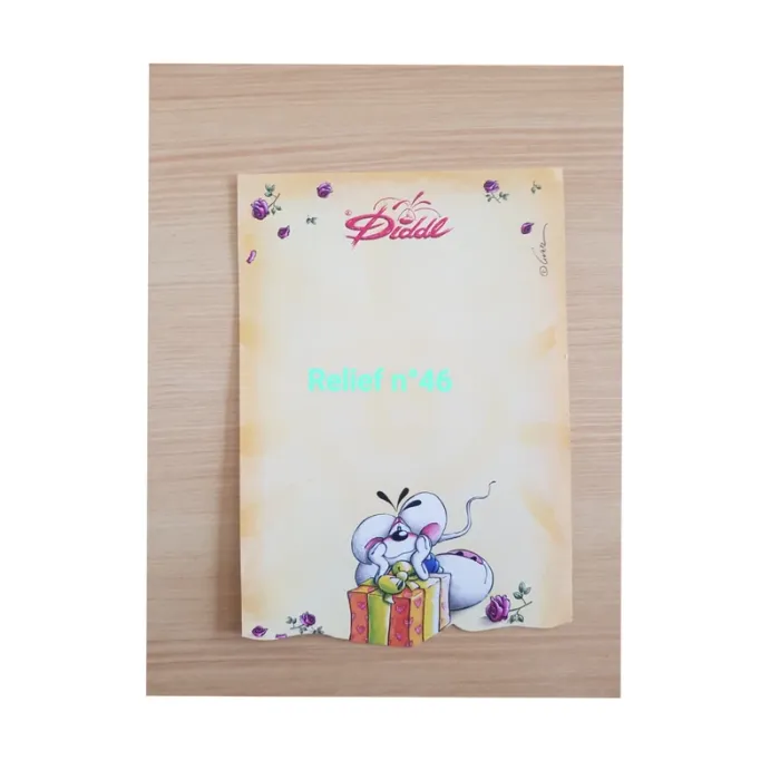 Feuille relief diddl n°46🔄
