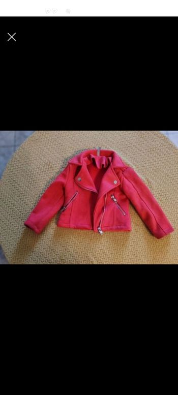 Veste fille rouge