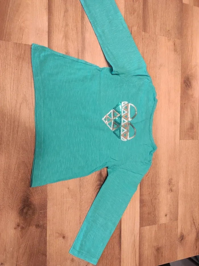 Tee-shirt ML 4 ans TAO avec coeur dans le dos - photo numéro 6