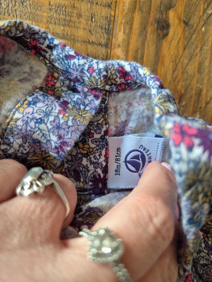 Robe fleurie 18 mois Petit Bateau - photo numéro 4