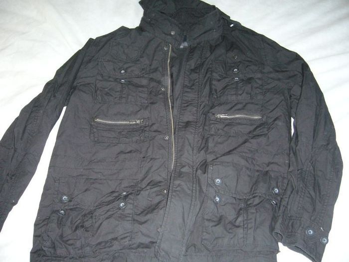 Blouson garçon mi-saison, noir