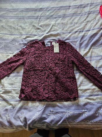 Blouse la redoute violette